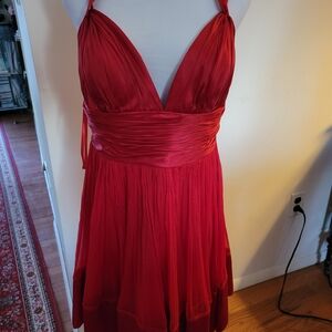 Jovani Vibrant Red Gown